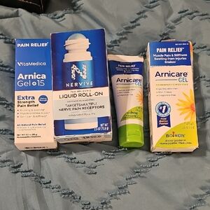 Arnica Gel Pain Relief Trio - Blue & White Packaging